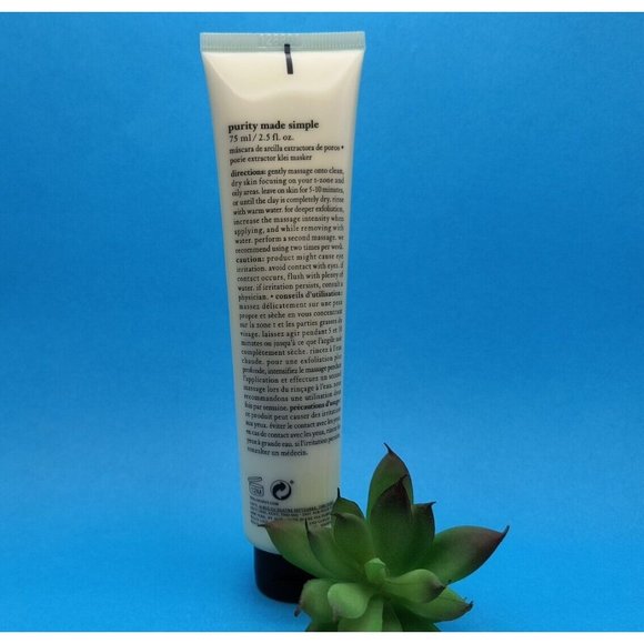 Philosophy Purity Made Simple Pore Extractor Clay Mask, 2.5oz, NEW - Picture 2 of 6